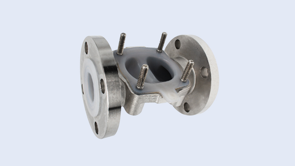 Saunders Stainless Steel PFA Lined Valve